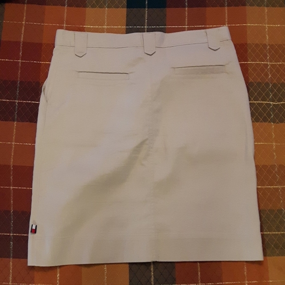 Size 4 Tommy Hilfiger cream straight skirt - Picture 7 of 10